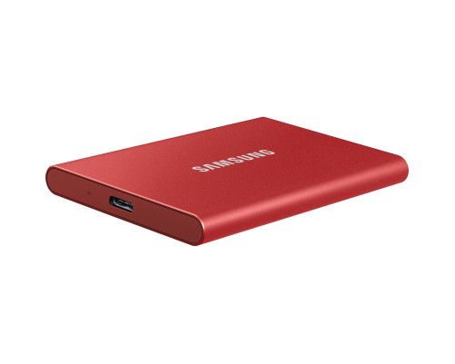 Внешний накопитель SSD Samsung T7, 2TB, USB 3.2 Gen2, красный
