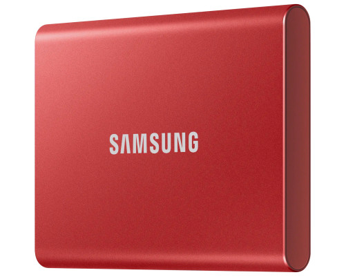Внешний накопитель SSD Samsung T7, 2TB, USB 3.2 Gen2, красный