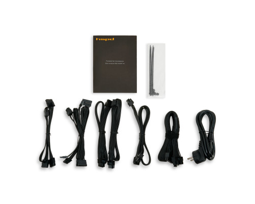 Блок питания 750 Вт HSPD HSK-750GF-BK, черный Блок питания 750 Вт HSPD HSK-750GF-BK, черный