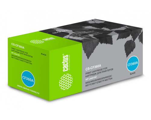 Картридж лазерный Cactus CS-CF360A CF360A для HP CLJ M552dn/M553dn/M553N/M553x, черный (6000 стр.) Картридж лазерный Cactus CS-CF360A CF360A для HP CLJ M552dn/M553dn/M553N/M553x, черный (6000 стр.)