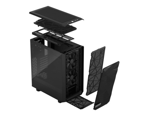 Корпус Fractal Design Meshify 2 Compact, черный Корпус Fractal Design Meshify 2 Compact, черный
