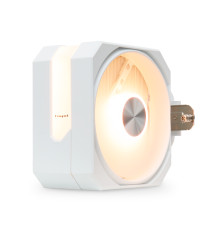 Вентилятор для процессора HSPD A116 WHITE ARGB (250W, 4-pin PWM, 155mm, Al/Cu, 6x6mm, ARGB, 1x120mm, 68CFM, 25dBA, 1650RPM, S: 1851/1700/1200/20XX/115X/13XX, AM5/AM4/AM3/AM2/AM3+/AM2+/FM2/FM1, white)