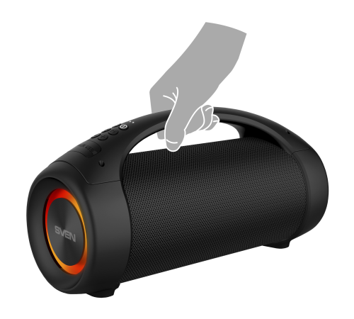 Акустическая система 2.0 SVEN 370, 6 Вт, питание USB, подсветка, черный