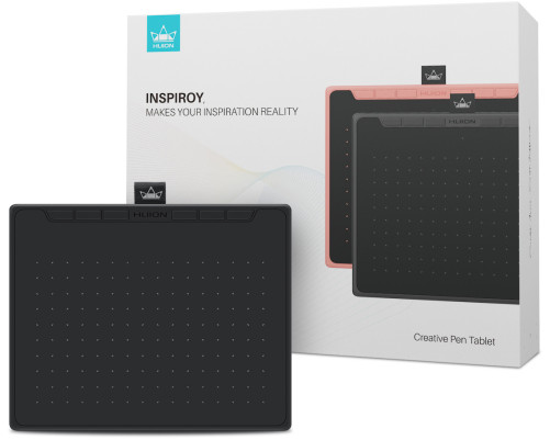 Графический планшет Huion Inspiroy RTS-300, розовый
