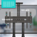 Мобильная стойка ONKRON на 1 ТВ TS1551 BLACK