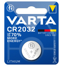 Элемент питания Varta ELECTRONICS CR2032 BL1 Lithium 3V (6032) (1 шт.)