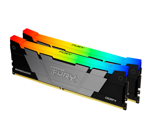 Модуль оперативной памяти Kingston 16GB FURY Renegade RGB Black XMP DDR4 3600Mhz Unbuffered DIMM (Kit 2*8gb) 1RX8 16-20-20 1.35V 288-pin 8Gbit