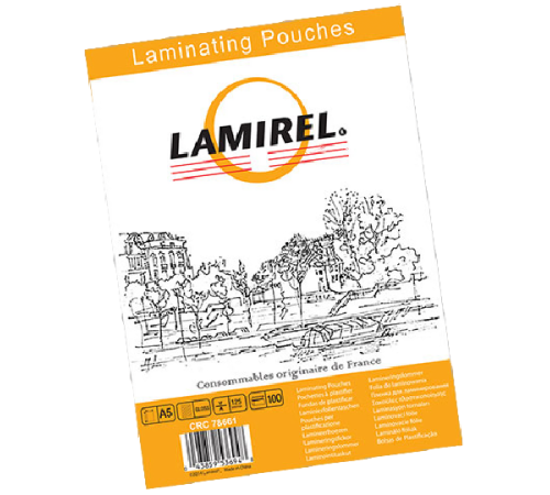 Пленка для ламинирования  Lamirel А5, 125мкм, 100 шт.