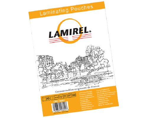 Пленка для ламинирования  Lamirel А5, 125мкм, 100 шт.