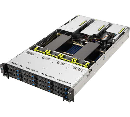 Серверная платформа ASUS RS720A-E11-RS12/10G/2.4KW/8NVMe/GPU/OCP