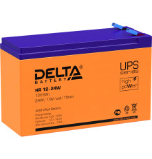 Аккумулятор свинцово-кислотный DELTA HR 12-24 W, 12В/6Ач 
