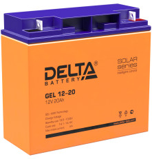 Аккумулятор свинцово-кислотный DELTA GEL 12-20, 12В/20Ач
