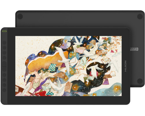 Интерактивный дисплей Huion KAMVAS 16 (2021), черный