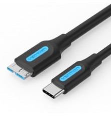 Кабель Vention USB 3.0 CM/micro-B, 1 м, черный