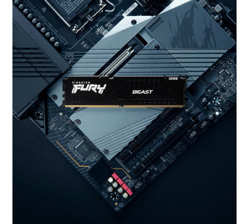 Модуль оперативной памяти Kingston 128GB FURY Beast Black DDR5 5200MHz DIMM (4х32gb), CL40