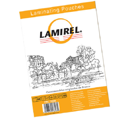 Пленка для ламинирования  Lamirel А4, 125мкм, 100 шт.