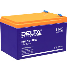 Аккумулятор свинцово-кислотный DELTA HRL 12-12 X, 12В/12Ач
