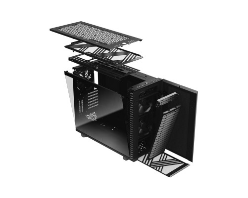 Корпус Fractal Design Define 7 TG Dark Tint, черный Корпус Fractal Design Define 7 TG Dark Tint, черный