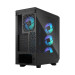 Корпус Fractal Design Meshify 2 Compact Lite RGB TG Light Tint, черный