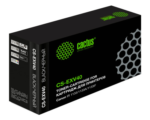 Картридж Cactus CS-EXV40 C-EXV40 для Canon IR 1133/1133A/1133iF (6000 стр.) Картридж Cactus CS-EXV40 C-EXV40 для Canon IR 1133/1133A/1133iF (6000 стр.)