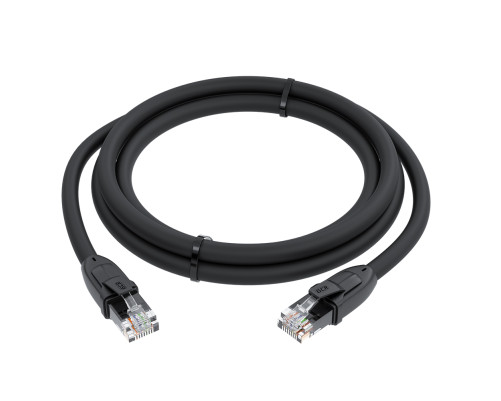 Патч-корд прямой 20.0m UTP кат.6, черный, 24 AWG, ethernet high speed, RJ45, T568B, GCR-52538 Патч-корд прямой 20.0m UTP кат.6, черный, 24 AWG, ethernet high speed, RJ45, T568B, GCR-52538
