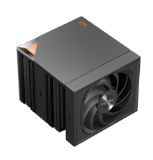 Вентилятор для процессора PCCooler RZ820 BK (289W, 4-pin PWM, 165mm, Al/Cu, 4x8mm+4x6mm, 1x140mm+1x150mm, 71.9CFM/86.7CFM, 27.1dBA/32dBA, 1500RPM/2200RPM, S: 1851/1700/1200/20XX/115X, AM5/AM4, black)