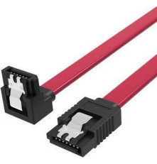 Кабель Vention SATA 3 M/SATA 3 M угол 90 с защелками,  0.5 м, красный
