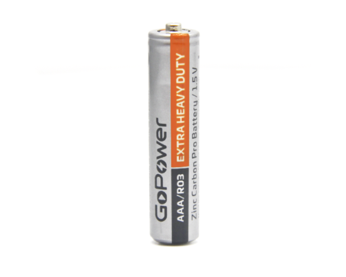 Элемент питания GoPower R03 AAA BL4 Heavy Duty 1.5V (4 шт.) Элемент питания GoPower R03 AAA BL4 Heavy Duty 1.5V (4 шт.)