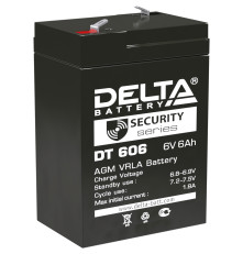 Аккумулятор свинцово-кислотный DELTA DT 606, 6В/6Ач