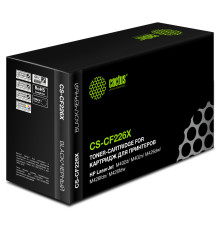 Картридж лазерный Cactus CS-CF226X CF226X для HP LJ Pro MFP M426dw/M426fdw/M426fdn/M402dn/M402n/M402d/M402dw, черный (9000 стр.)