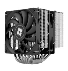 Вентилятор для процессора Thermalright Royal Knight 120 (4-pin PWM, 156mm, Ni/Cu, 6x6mm, 2x120mm, 80.45CFM/56.36CFM, 29.4dBA/28.4dBA, 2150RPM/1900RPM, S: 1200, 1700, 1851, 2011, 2066, 115X, AM4, AM5, black)