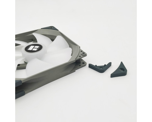 Вентилятор для корпуса Thermalright TL-C14L RGB (140x140x26mm, 4-pin PWM, RGB, 74.3CFM, 26.6dBA, 1500RPM, Grey) Вентилятор для корпуса Thermalright TL-C14L RGB (140x140x26mm, 4-pin PWM, RGB, 74.3CFM, 26.6dBA, 1500RPM, Grey)
