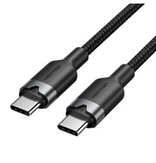 Кабель Vention USB 2.0 CM/CM - 2м. Черный 3А PD60W