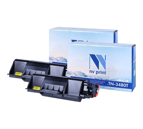 Набор NVP NV-TN-3480T-SET2 для Brother DCP-L6600DW/ HL-L6400DWT/ HL-L6300DW/ MFC-L6800DW/ MFC-L6900DW/ DCP-L5500DN/ HL-L5000D/ HL-L5100DN/ HL-L5200DW/ MFC-L5700DN/ MFC-L5750DW (8000 стр.) (2 шт)