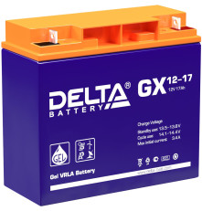 Аккумулятор свинцово-кислотный DELTA GX 12-17, 12В/17Ач
