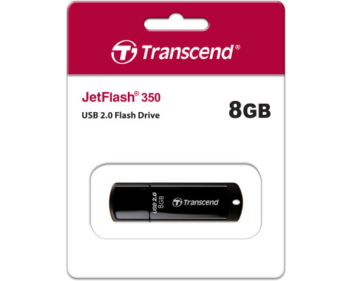 Накопитель USB Flash Drive Transcend 8GB JetFlash 350, черный Накопитель USB Flash Drive Transcend 8GB JetFlash 350, черный