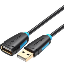 Кабель-удлинитель Vention USB 2.0 AM/AF - 1м Чёрный