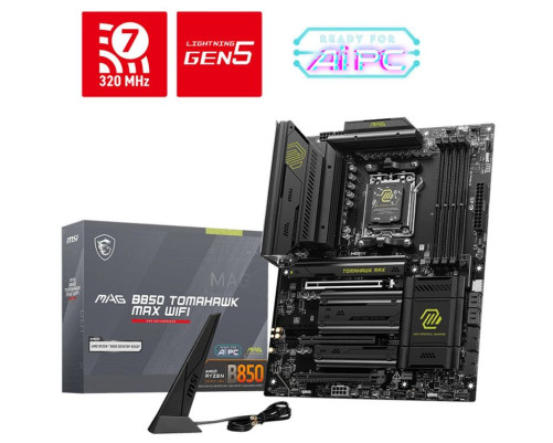 Материнская плата MSI MAG B850 TOMAHAWK MAX WIFI (AM5) Материнская плата MSI MAG B850 TOMAHAWK MAX WIFI (AM5)