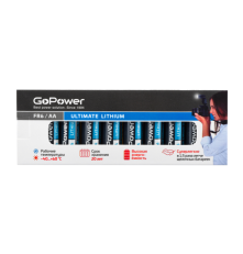 Элемент питания GoPower FR6 AA BOX10 Lithium 1.5V