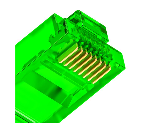 Коннектор цветной RJ-45 cat.5e UTP Male, 8p8c 15 шт (3 цвета по 5 шт), GCR-51802 Коннектор цветной RJ-45 cat.5e UTP Male, 8p8c 15 шт (3 цвета по 5 шт), GCR-51802