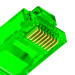 Коннектор цветной RJ-45 cat.5e UTP Male, 8p8c 15 шт (3 цвета по 5 шт), GCR-51802