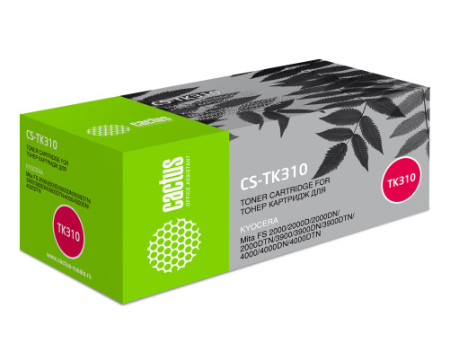 Картридж Cactus CS-TK310 TK-310 для Kyocera Mita FS 2000/2000D/2000DN (12000 стр.) Картридж Cactus CS-TK310 TK-310 для Kyocera Mita FS 2000/2000D/2000DN (12000 стр.)