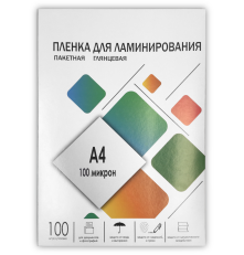 Пленка для ламинирования A4, 216х303 (100 мкм) глянцевая 100шт, ГЕЛЕОС [LPA4-100]