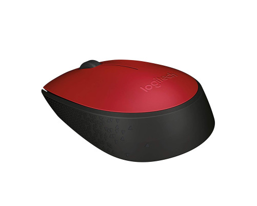 Мышь беспроводная Logitech M171, красный
