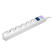 Сетевой фильтр Power Cube 1,9 м 6 розеток (белый) 16А/3,5кВт
