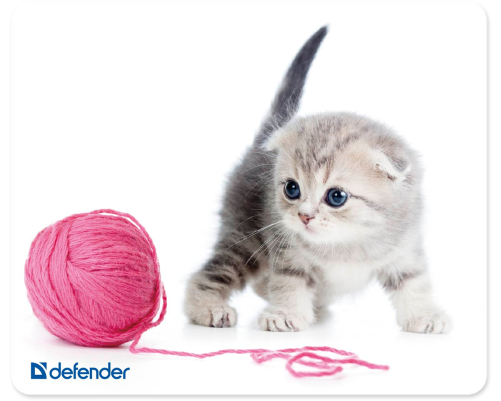 Коврик для мыши Defender Silk 230x190x1.6 мм, 10 видов