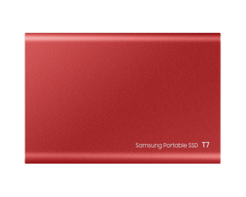Внешний накопитель SSD Samsung T7, 2TB, USB 3.2 Gen2, красный