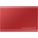 Внешний накопитель SSD Samsung T7, 2TB, USB 3.2 Gen2, красный