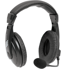 Гарнитура проводная Defender Gryphon 750U USB, черный, 1.8м кабель