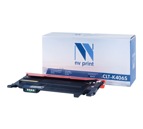 Тонер-картридж NVP NV-CLT-K406S для Samsung CLP 360/ 365/ 365W/ Xpress C410W/ C460W/ CLX 3300/ 3305/ 3305FN/ 3305FW/ 3305N/ 3305W, черный (1500 стр.)